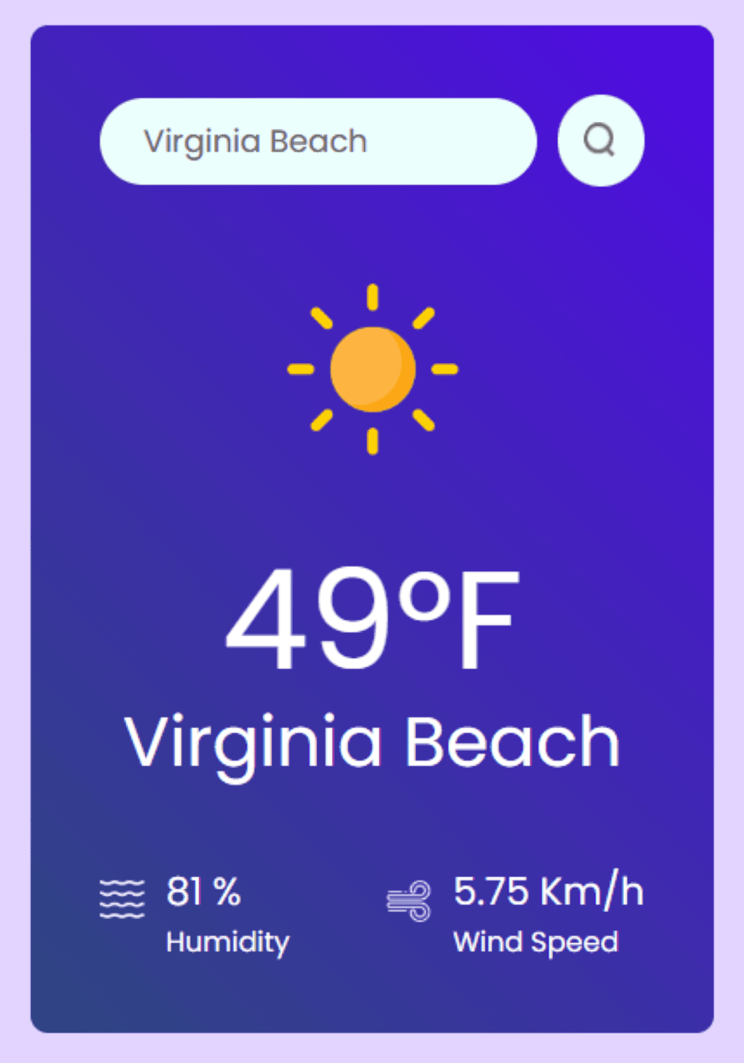 Weather App